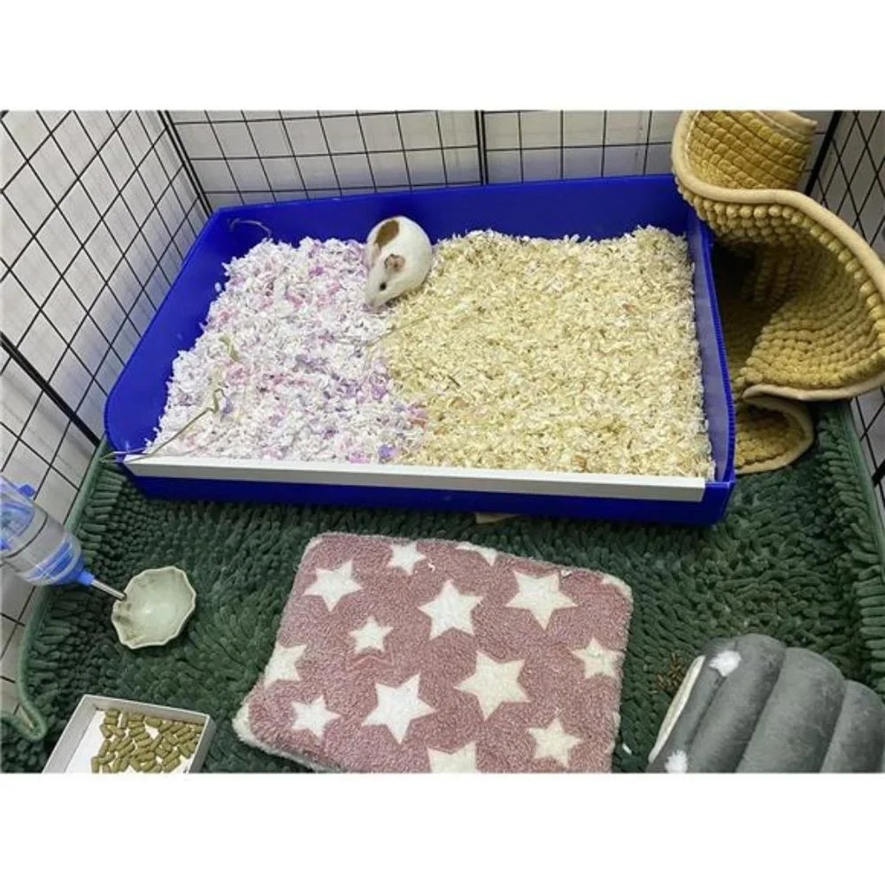 Guinea Pig Litter Box Small Animal Bedding Patty Pan for Training Hay Box New